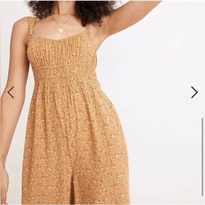 Madewell Sophia Wide Leg Jumpsuit in Florentine Floral